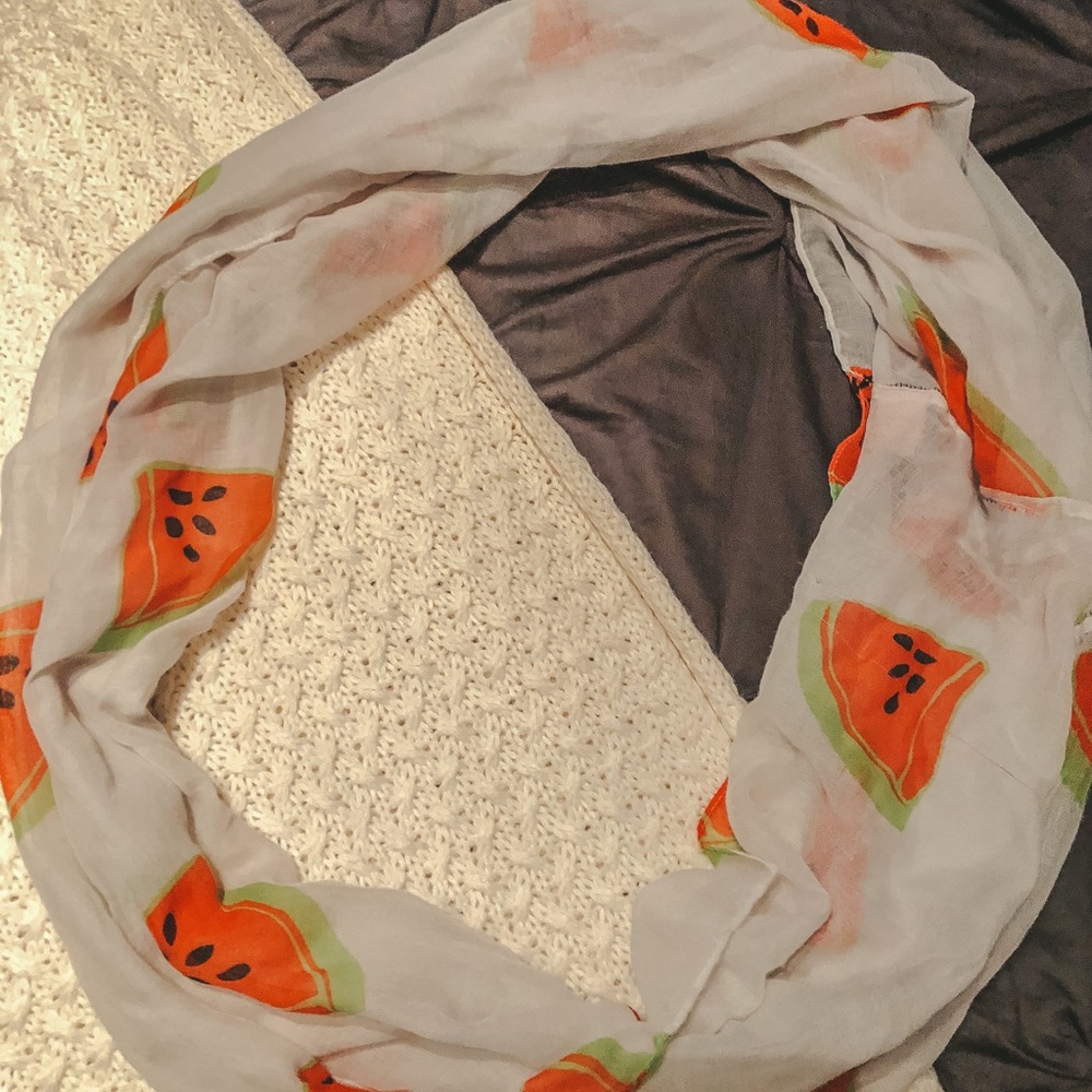 Watermelon Infinity Scarf